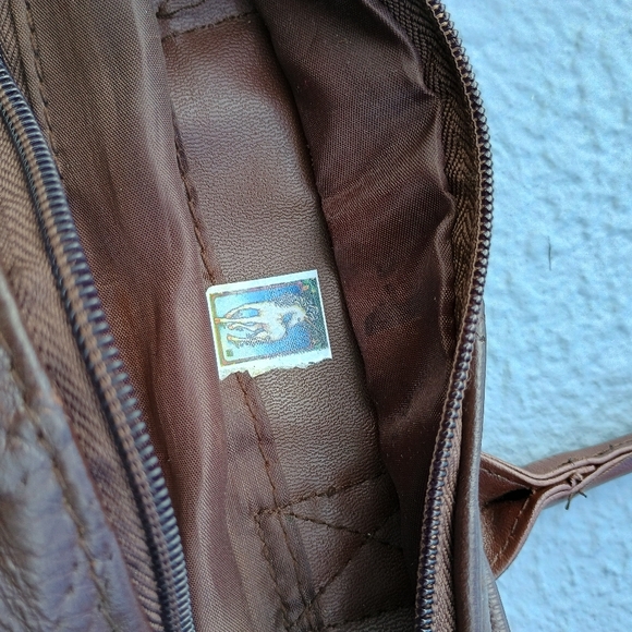 RARE, Vintage 1990s bag Lambskin patchwork deep tote bag, Fall Fashion Trends - Picture 5 of 5